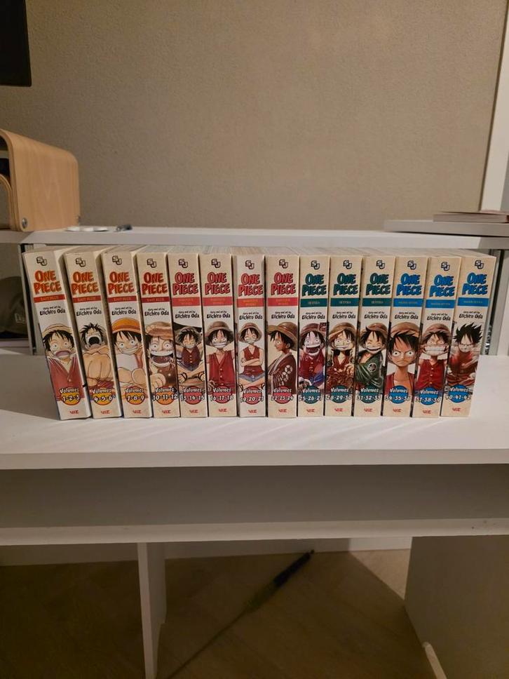 One Piece 3-in-1 OmnibusSet (Volumes 1 t/m 42) – Engelstalig, Boeken, Stripboeken, Gelezen, Complete serie of reeks, Ophalen of Verzenden