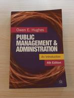 Public Management & Administration - Owen Hughes, Ophalen of Verzenden, Zo goed als nieuw, WO