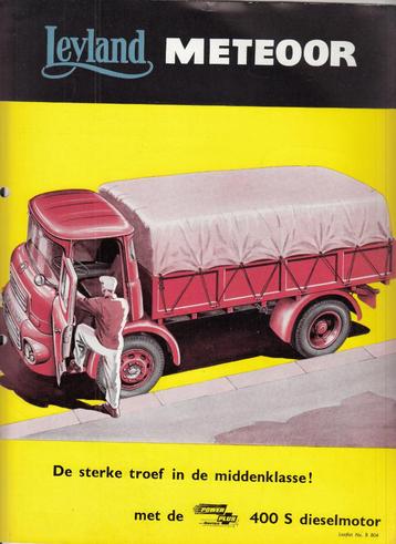 Leyland Meteoor truckfolder uit 1964
