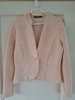 Lichtroze (rib)Blazer - Juffrouw Jansen Amsterdam, Kleding | Dames, Jasjes, Kostuums en Pakken, Maat 42/44 (L), Ophalen of Verzenden