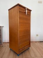 Vintage houten ladekast / archiefkast, Ophalen