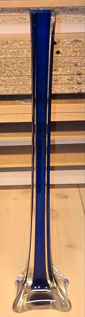 Elegante Vaas met Blauwe Kern - 39,5cm beschikbaar voor biedingen