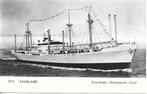 Koninklijke Hollandsche Lloyd*MS Zaanland*Scheepvaart*1957, Ophalen of Verzenden, 1940 tot 1960, Ongelopen, Overige thema's