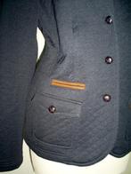 blauw ERFO jasje met elleboogstukken maat 40, Maat 38/40 (M), Erfo, Zo goed als nieuw, Jasje