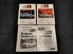 3x Reclame (A4) Ford Cortina (1966), Verzenden, Gebruikt, Auto's