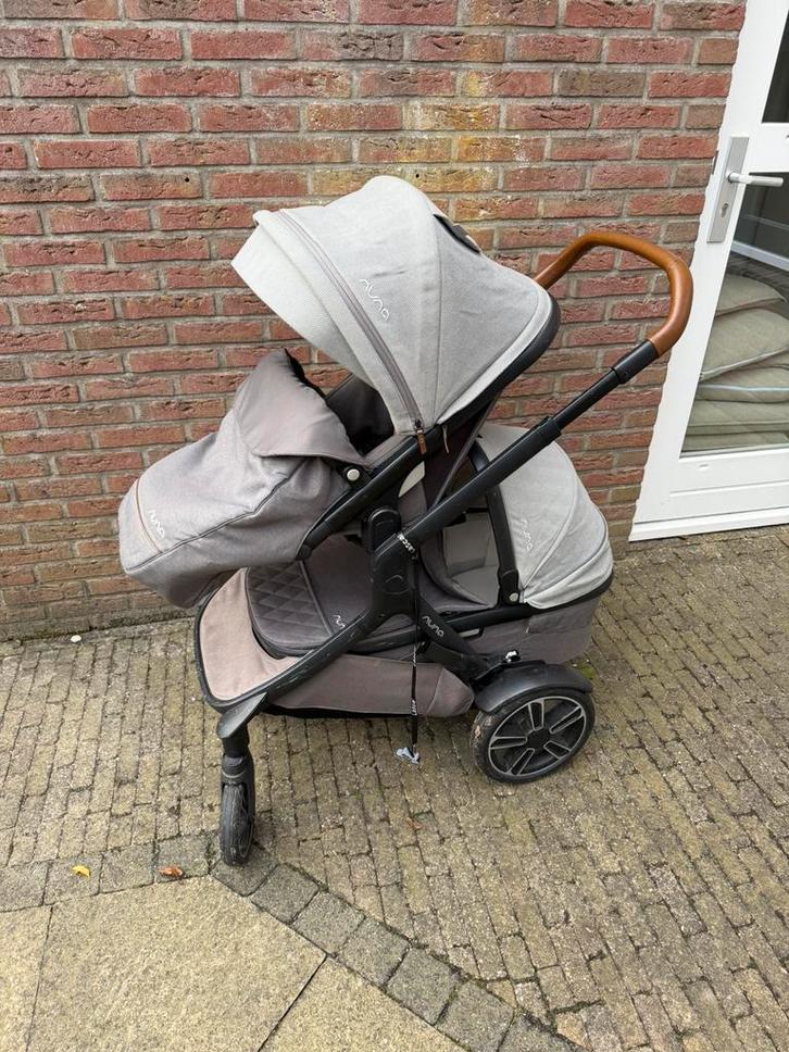 Nuna Demi Grow incl buggy board, Kinderen en Baby's, Kinderwagens en Combinaties, Gebruikt, Combiwagen, Overige merken, Duowagen