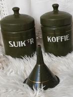 Groen, Antiek en Kunst, Antiek | Emaille, Ophalen of Verzenden