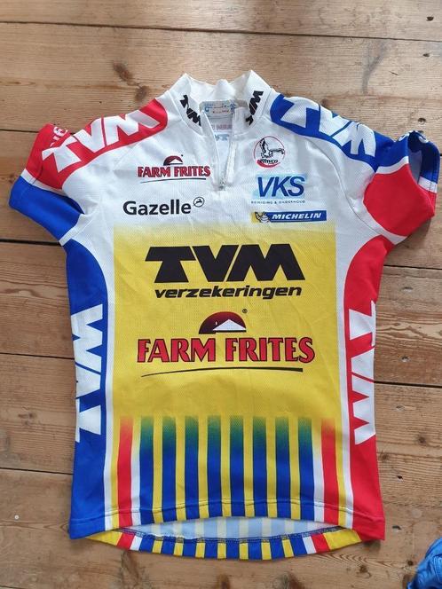 koersset van TVM Farm Frites kledingset complete kit + label, Fietsen en Brommers, Fietsaccessoires | Fietskleding, Gebruikt, Heren
