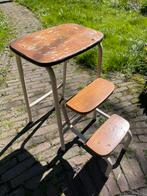Vintage keukentrapje, Ophalen, Gebruikt, Hout