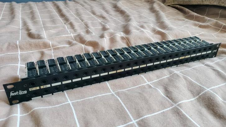 Vintage patchbay, Fastline CP48, Muziek en Instrumenten, Soundmodules, Gebruikt, Overige merken, Ophalen of Verzenden