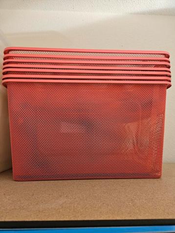 Ikea trofast mesh opbergmanden roze beschikbaar voor biedingen