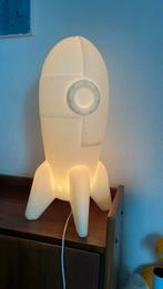 Stoere raketlamp / rocket/ multi kleur/ kinderkamer, Ophalen of Verzenden, Zo goed als nieuw, Minder dan 50 cm