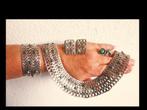 Bijzonder Zilveren Collier/Armband/Ring/Oorbellen/Turkoois, Sieraden, Tassen en Uiterlijk, Antieke sieraden, Verzenden, Zilver