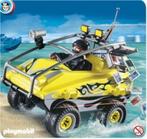 Playmobil 4449 amfibie voertuig, overvaller met geld, Complete set, Ophalen of Verzenden, Zo goed als nieuw