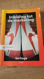 Inleiding tot de marketing - Verhage, Verzenden, Zo goed als nieuw, Economie en Marketing, Verhage
