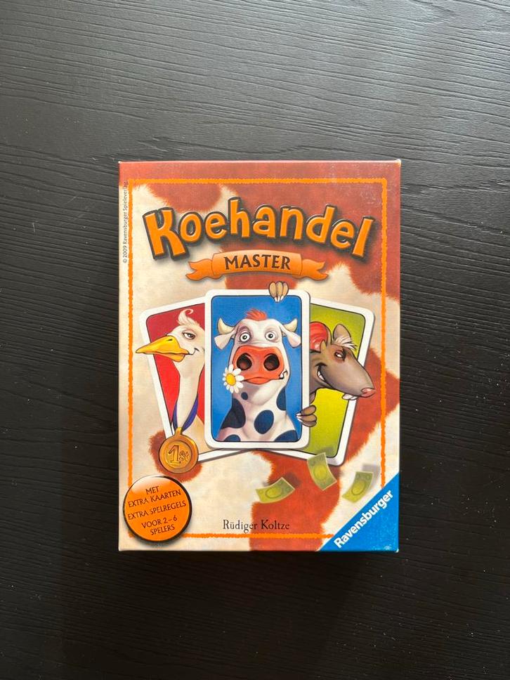 Koehandel Kaartspel, Hobby en Vrije tijd, Gezelschapsspellen | Bordspellen, Zo goed als nieuw, Een of twee spelers, Drie of vier spelers