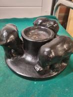 kandelaar olifanten aardewerk basic, Huis en Inrichting, Woonaccessoires | Kandelaars en Kaarsen, Ophalen of Verzenden, 'T Olde Gre-j