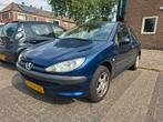 Peugeot 206 1.4 3D 2007 Blauw, Auto's, Voorwielaandrijving, 4 cilinders, Blauw, Origineel Nederlands