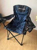 Kampeer stoel rood en blauw (2 stuks), Caravans en Kamperen, Ophalen, Gebruikt, Campingstoel