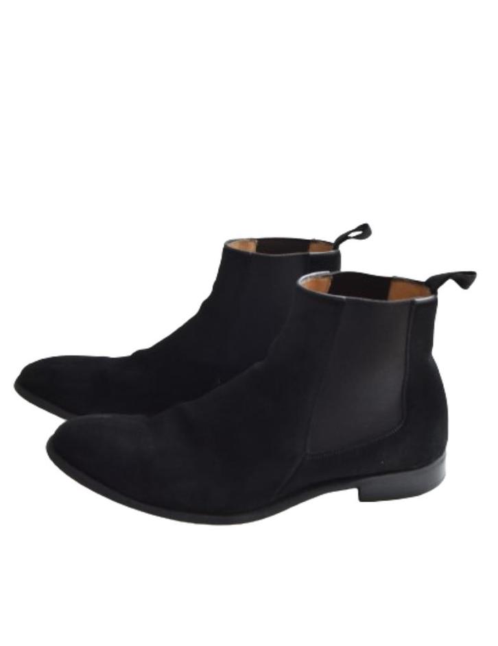 Carlos Santos suède Chelsea boots, zwart, Mt. 42, Kleding | Heren, Schoenen, Zo goed als nieuw, Boots, Zwart, Ophalen of Verzenden