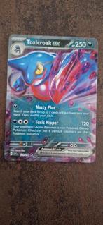 Toxicroak ex #131 Pokemon Scarlet & Violet, Ophalen of Verzenden, Zo goed als nieuw, Losse kaart