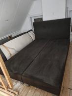 Boxpring met matras, Gebruikt, Tweepersoons, Hout, 140 cm