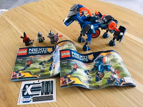 LEGO Nexo Knights 70312, Lance’s Mechanical Horse, ZGAN, Kinderen en Baby's, Speelgoed | Duplo en Lego, Zo goed als nieuw, Lego