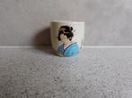 Sake kopje 60 ml. Japans Geisha Kimono Licht Blauw, Antiek en Kunst, Ophalen of Verzenden