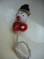 Vintage Sneeuwman met zwarte hoge hoed. Wattenhoofdje, Ophalen of Verzenden, Zo goed als nieuw