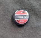 Heineken logo rood Bier button – 25mm button / speld / pin, Verzenden, Nieuw, Overige typen, Heineken