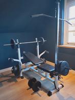 Fitnessbank incl gewichten en accessoires, Ophalen, Zo goed als nieuw, Hometrainer