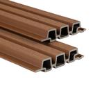 Gevelbekleding Fiberdeck WEO 35 triple teak composiet, Ophalen, Nieuw, Overige materialen, 20 tot 50 mm
