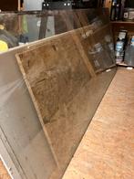 2 glazen platen / kasglas / tuindersglas, Ophalen, Glas, Gebruikt