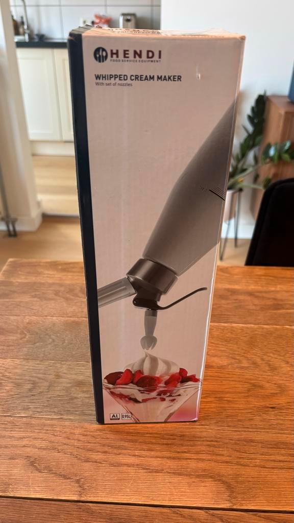 Hendi Slagroommaker 0,95L - Zo goed als nieuw!, Witgoed en Apparatuur, Airfryers, Zo goed als nieuw, Ophalen of Verzenden