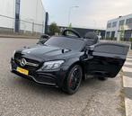 Kinder Accu Auto Mercedes C63s AMG 12v RC / Leder/ MP3, Ophalen of Verzenden, Nieuw, Overige typen