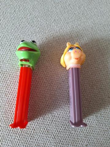 Vintage Kermit & Miss Piggy Pez Dispensers beschikbaar voor biedingen