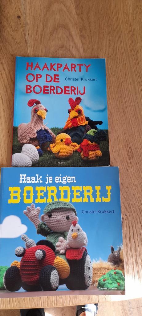 Haakboeken Christel Krukkert - Boerderij Thema, Boeken, Hobby en Vrije tijd, Zo goed als nieuw, Breien en Haken, Geschikt voor kinderen