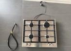 ETNA Gaskookplaat RVS 4-pits A124VRVSA1E, Witgoed en Apparatuur, Fornuizen, Ophalen, Gebruikt, Minder dan 85 cm, 4 kookzones