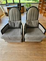 stoelen, Ophalen, Gebruikt, Twee, Zwart