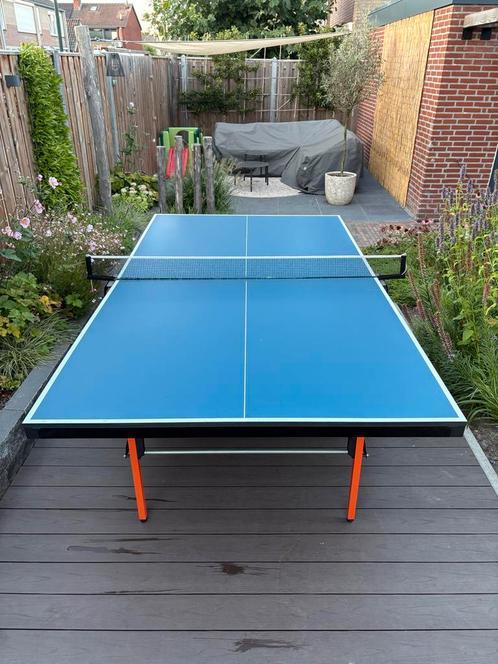 Sponeta Tafeltennistafel in goede staat, Sport en Fitness, Tafeltennis, Gebruikt, Tafel Outdoor, Inklapbaar, Ophalen