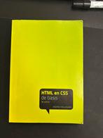 HTML en CSS de basis boek, Boeken, Ophalen of Verzenden, Zo goed als nieuw