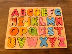 Houten alfabet puzzel, Ophalen of Verzenden, Zo goed als nieuw