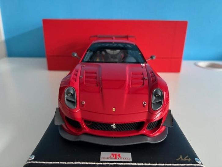 FERRARI 599XX EVO 1:18 MR MODELS, Hobby en Vrije tijd, Modelauto's | 1:18, Zo goed als nieuw, Auto, Overige merken, Ophalen of Verzenden