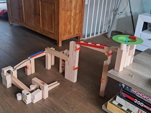 Haba Knikkerbaan - startersset met uitbreiding, Kinderen en Baby's, Speelgoed | Houten speelgoed, Gebruikt, Overige typen, Ophalen