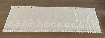 Gordijn valletje - koffiemolen motief -  ca. 138 cm x 44 cm beschikbaar voor biedingen