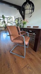 6 stuks Vintage lederlook eetkamer stoelen U-frame, Huis en Inrichting, Ophalen, Zo goed als nieuw, Vintage, 4 tot 6 stoelen