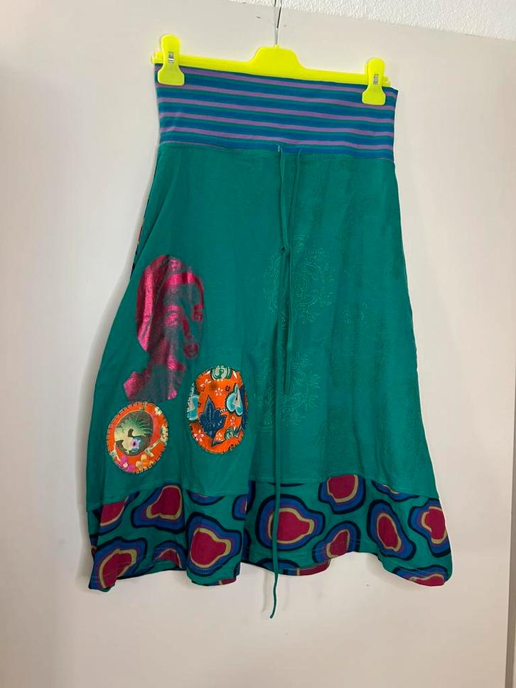 Dames midi rok merk Anna Moda Piu maat 38 - als nieuw, Kleding | Dames, Rokken, Zo goed als nieuw, Maat 38/40 (M), Blauw, Knielengte