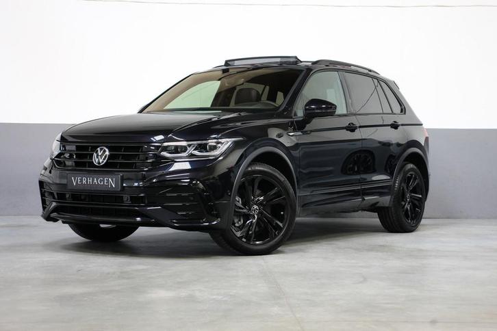 Volkswagen Tiguan 2.0 TSI 245pk R-line Black Style Leer Pano, Auto's, Volkswagen, Te koop, Tiguan, 4x4, ABS, Achteruitrijcamera