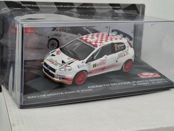 Abarth Grande Punto Rallye Monte Carlo 2009 - Eaglemoss 1/43 beschikbaar voor biedingen