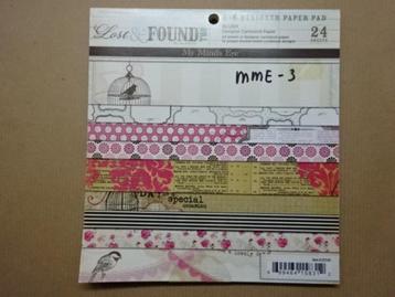 paperpads Bo Bunny, Graphic 45, My Minds Eye etc beschikbaar voor biedingen